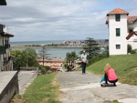 Hondarribia, vue sur une partie de la marina, depuis la pla d'armes
